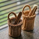 Axyaa Woven Storage Basket for Home Decor & Plant Pot Organization