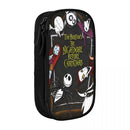 Axyaa Nightmare Before Christmas Pencil Case: Student School Gift, Big Capacity Pen Bag.