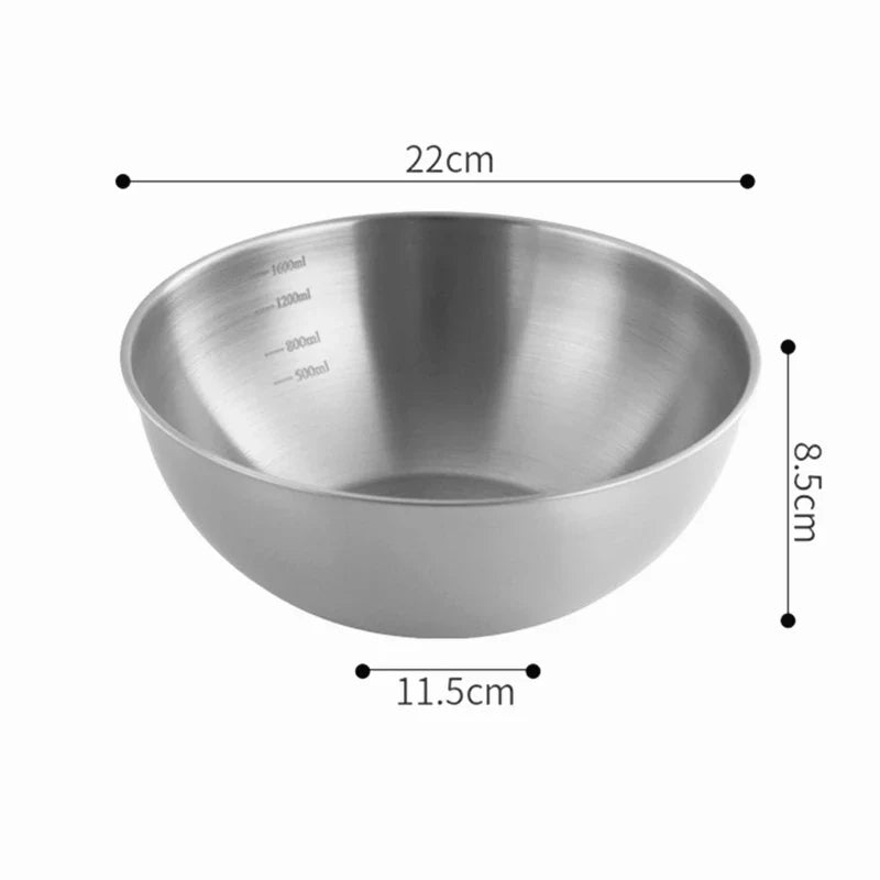 Axyaa Stainless Steel Ramen Bowl - Stylish Kitchen Tableware and Utensil