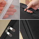 Axyaa Vertical Cosmetic Bag: Portable, Waterproof, Large Capacity Toiletry & Stationery Storage.