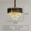 Axyaa Crystal Pendant Chandelier for Luxury Living Room, Dining, and Bedroom Hall