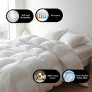 Axyaa Luxe Goose Down Quilt | Fluffy Queen King Size Duvet with Cotton Shell