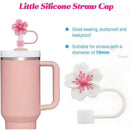 Silicone Straw Topper Caps for Stanley 10mm Tips by Axyaa - 4 Pack