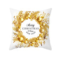 Axyaa Christmas Ball Cushion Cover Platinum Decoration