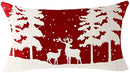 Axyaa Christmas Snowman Deer Pillowcase Set