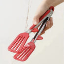 Axyaa Stainless Steel Non-Slip Food Tongs for Cooking and Serving Buffet