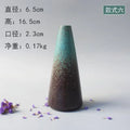 Axyaa Ceramic Small Flower Vase - Japanese-Style Tabletop Ornament & Home Decoration