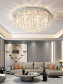 Axyaa Modern Crystal Ceiling Lamp with LED Lighting Fixtures