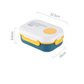 Axyaa Large Capacity Bento Box with Utensils - 1200ml Microwave Food Container