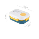 Axyaa Large Capacity Bento Box with Utensils - 1200ml Microwave Food Container