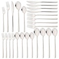 Axyaa Black & Gold Stainless Steel Cutlery Set - 20 Pieces