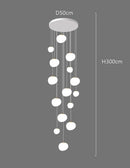 Axyaa LED Ring Pendant Light Chandeliers for Living Room Dining Room Indoor Lighting
