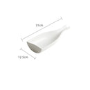 Axyaa Wine Bottle Main Dish Plate Set - Creative Sushi Tableware - White Porcelain Kitchen Utensils