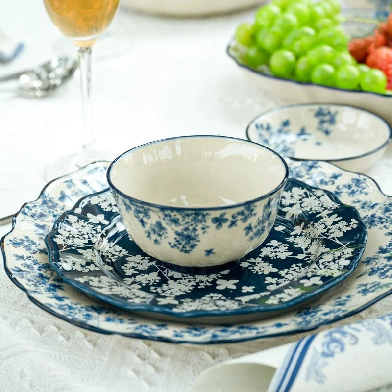 Axyaa Ceramic Tableware Set for Parties and Daily Meals
