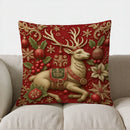 Santa Claus Gifts Christmas Pillow Cover for Sofa Bedroom Car by Axyaa