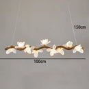 Axyaa LED Wood Chandelier: Elegant Ceiling Lamp for Home or Restaurant