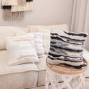 Axyaa Plush Gradient Rabbit Fur Cushion Cover 45x45cm for Sofa Living Room