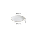 Axyaa Golden Edge Ceramic Tableware Set