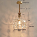 Axyaa Crystal Glass LED Wall Sconce for Luxe Home Decor & Lighting