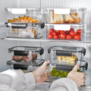 Axyaa Food Preservation Box Plastic Storage Container Refrigerator Snacks Sealed Kitchen Gadgets