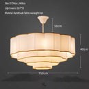 Axyaa Auspicious Cloud Fabric Chandelier Pendant Light for Hotel, Living Room, Restaurant