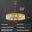 Axyaa Luxury Crystal LED Chandelier for Elegant Interiors