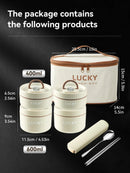 Axyaa Bear Stainless Steel Thermal Bento Box - Leak Proof Food Container