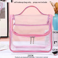 Axyaa Clear Toiletry Bag Set: 3pcs, Large Capacity, Travel Organizer, Makeup Pouch