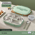 Axyaa Stainless Steel Bento Box with Compartment, Sealed & Portable Thermal Lunch Box