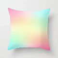Gradient Ice Cream Color Polyester Pillow Cover by Axyaa - 45x45CM