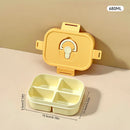 Axyaa Divided Lunch Box: Portable, Leak-proof, Microwave Safe Food Container