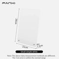 Axyaa Magnetic Tabletop Board with Stand and Clamp, Metal for Magnets Display