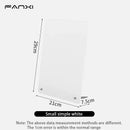 Axyaa Magnetic Tabletop Board with Stand and Clamp, Metal for Magnets Display