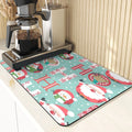 Axyaa Snowman Silicone Placemats for Festive Dining