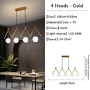 Axyaa Magic Bean Restaurant Pendant Lamp Nordic LED Lights