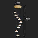 Axyaa Modern LED Chandeliers for Dining Room | Pendant Lights for Ceiling | Indoor Lighting