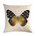 Butterfly Cotton Linen Throw Pillow Cover for Home & Car Decor - Axyaa