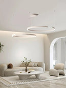 Axyaa Modern LED Semicircle Chandelier for Living Room Home Lighting Fixtures