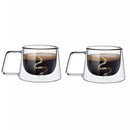 Axyaa Double Wall Glass Coffee Mug Tea Milk Juice Cup Thermo Insulated