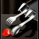 Axyaa Baby Self-Eating Spoon Stainless Steel Set - Children's Training Tableware