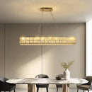 Axyaa Crystal Chandelier Pendant Light for Living and Dining Room