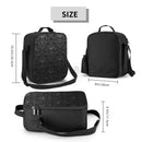 Axyaa Gothic Skull Damask Insulated Lunch Bag - Reusable Thermal Cooler Tote