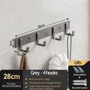 Axyaa Wall Hooks Set for Entryway and Wardrobe - Strong, Convenient Organization Solution