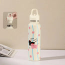 Axyaa Cartoon Cat Dog Pattern Vacuum Insulated Stainless Steel Water Bottle