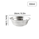 Axyaa Stainless Steel Salad Bowls | Large Capacity Food Containers | Kitchen Tableware