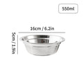 Axyaa Stainless Steel Salad Bowls Large Capacity Food Container Kitchen Tableware