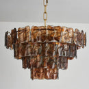 Axyaa Murano Glass Ceiling Chandelier Pendant Light for Dining Living Room