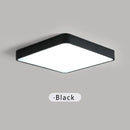 Axyaa Nordic Macaron LED Square Ceiling Light: Modern Iron Home Lamp for Living Room, Bedroom, Study