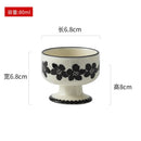 Axyaa Ceramic High Footed Dessert Bowl for Molecular Cooking and Molecular Gastronomy