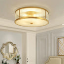 Axyaa Vintage Copper Glass Ceiling Light for Home Energy Efficient Lighting